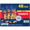 Planters Nuts On The Go Salted Peanuts 1 Oz Single Serve Bags 48 Count
