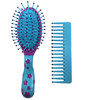 Scunci 2 Piece Girl Set Cushion Brush And Comb In Assorted Colors 1 Pack