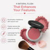 Bellapierre Compact Mineral Blush Warm Dewy Glow Non Toxic And Paraben Free Suitable For All Skin Types Compact Case 0.35 Ounce Desert Rose