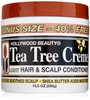 Hollywood Beauty Tea Tree Creme Hair And Scalp Conditioner White 10.5 Ounce