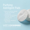 Wilma Schumann Purifying Astringent Pads Skin Exfoliating Pads 60 Count