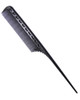 Ys Park 111 Super Tint Rat Tail Comb Thick Carbon