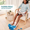 Homedics Bubble Bliss Deluxe Foot Spa With Heat Massaging Arch 3 Acupressure Attachments Splash Guard Raised Nodes Creates Bubbles Improves