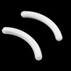 Uxcell 8 Pcs Replacement Makeup Tool Eyelash Curler Rubber Pad Cushion White