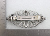 Faship Purple Crystal Flower Hair Barrette Clip