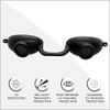 Super Sunnies Flexible Uv Eye Tanning Bed Goggles W Strap Black