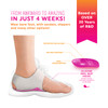 Heel That Pain Plantar Fasciitis Heel Seat Wraps For Heel Pain And Heel Spurs Patented Fascia Bar Foot Support Medium Women S 6.5 10 Men S 5