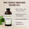 Banyan Botanicals Organic Unrefined Sesame Oil Rich And Warming Ayurvedic Massage Oil For Body And Scalp Traditional Abhyanga Oil For Deep