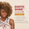 Creme Of Nature Exotic Shine Hair Color 9.2 Light Caramel Brown With Argan Oil From Morocco 1 Application