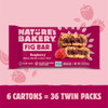 Nature S Bakery Raspberry Fig Bars Real Fruit Nut Free 6 Pack