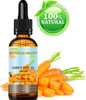 Carrot Seed Oil 100 Percent Natural Cold Pressed Carrier Oil. 0.33 Fl.Oz. 10 Ml. Skin Body Hair And Lip Care. By Botanical Beauty