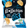 Popchips Potato Chips Sea Salt Flavor Snack Size Bags 0.8Oz Pack Of 24