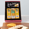 Wisconsin Cheese Company Cheddar And Pepper Jack Cheese And Cracker Gift Box Made In Wisconsin Gourmet Charcuterie Board Gift Set For
