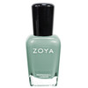 Zoya Bevin Nail Polish Dusty Medium Sage Green Cream Polish With Teal Tones Cool Tone Unique Color Long Wear Big10Free Vegan 0.5 Fl Oz