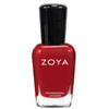 Zoya Rekha Nail Polish Bold Medium Blood Red Cream Polish Cool Tone Runway Red Color Long Wear Big10Free Vegan 0.5 Fl Oz