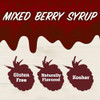 Maple Grove Farms Mixed Berry Syrup 8.5 Fluid Ounces