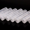 100Pcs 5Ml Transparent Clear Empty Lip Balm Tubes Containers