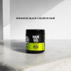 Rolda Black Hair Gel For Men Medium Hold Styling Gel With Activated Charcoal For Wet Look Covers Grays And Enhances Black Hair Flake Plus