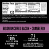Epic Provisions Bison Bacon Cranberry Bars Gluten Free 12 Ct 15.6 Oz