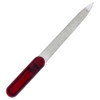 Dreamcut Sapphire Stainless Steel Nail File Double Sided Red 4.75 Inch