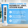 Top Brass Anti Dandruff Hair Cream For Men And Women Hair Cream For Styling Infused With Beeswax And Candelilla Relieves Scalp Dryness