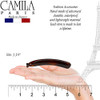 Camila Paris Nv133 French Hair Banana Clincher Clip Classic Girls Updo Flexible Ponytail Holder Non Slip Interlocking Banana Comb Fashion