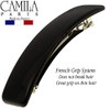 Camila Paris Cp1476 French Hair Barrette Clip For Girls Rubberized Automatic Clasp Strong Hold Grip Hair Clips For Women No Slip And Durable
