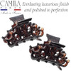 Camila Paris Nv118 Per 2 French Hair Clip For Women Set Of 2 Tortoise Shell Small Girls Hair Claw Clips Jaw Fashion Durable Styling Hair