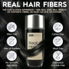 Hair Illusion Black Real Hair Fibers For Thinning Hair 100 Percent Natural Texture Non Synthetic Hair Fibers Bald Spot Cover Up For Women