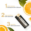 Hurraw Sun Lip Balm Zinc Oxide Protection Broad Spectrum Spf 15 Tangerine Chamomile 2 Pack Organic Certified Vegan Gluten Free. Made In Usa