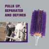Weaver Leather Livestock Roto Brush Purple 5 3 Per 8 Long