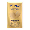 Durex Real Feel Non Latex Condoms, Lubricated Latex Free Condoms for Men, Natural Skin on Skin Feeling, 10 Count