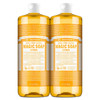 Dr. Bronner S Citrus Pure Castile Liquid Soap Body Wash 32 Oz 2 Pack