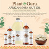 Plant Guru African Shea Nut Butter Oil 16 Fl. Oz. 100 Percent Pure Natural Skin Face Hair Growth And Moisturizer.