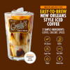 Grady S Cold Brew New Orleans Style 100 Percent Arabica Ground Coffee And Chicory Pouches One Box Of Four Easy To Brew Bean Bags Makes 12