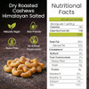 Farm Fresh Nuts Dry Roasted Cashews Himalayan Salted 2Lb Whole No Oil
