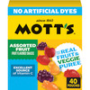 Mott S Assorted Fruit Snacks Family Pack Gluten Free Gummies Made With Fruit And Veggie Juice Good Source Of Vitamin C Gelatin Free 40 Count