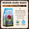 2Lb Subtle Earth Organic Coffee Medium Dark Roast Whole Bean Coffee 100 Percent Arabica Beans Low Acidity And Non Gmo 2Lb Bag