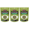 Seapoint Farms Dry Roasted Edamame Wasabi 3.5 Ounce Pouches Pack Of 3