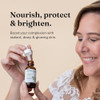 Offernova Organic Vitamin C Serum 20 Percent Vit C And Hyaluronic Acid Anti Aging Serum For Face Eyes And Neck.