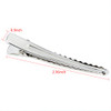 50 Pack 2.36 Inches Hair Clips Marrywindix Silver Metal Alligator Hair Pins Teeth Bows Hair Clips Hairdressing Salon Hair Grip Diy
