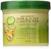 Tcb Naturals Conditioner Hair And Scalp Olive Oil And Vitamin E Jar 10 Ounce