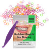 Orthodontic Rubber Bands For Braces 1 Per 8In Heavy 100 Pack Neon