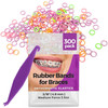 Orthodontic Braces Rubber Bands 3 Per 16 Medium Force 3.5 Oz Neon 300 Pack