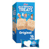 Rice Krispies Treats Crispy Marshmallow Squares Kids Snacks Cereal Bars Original 12.4Oz Box 16 Bars
