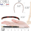 Camila Paris Ad44 French Fashion Headband For Women Very Flexible With Teeth For Strong Hold Grip Women S Hairband No Slip And Durable