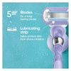Gillette Venus Deluxe Smooth Swirl Womens Razor Blade Refills 6 Count Moisture Ribbon To Protect Against Irritation