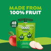 Gogo Squeez No Sugar Added Applesauce Apple Apple 3.2 Oz 48 Count