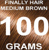 Finally Hair Building Fibers Refill Medium Brown 100G