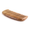 Breezelike Hair And Beard Comb Wide Tooth Wooden Comb For Men And Women